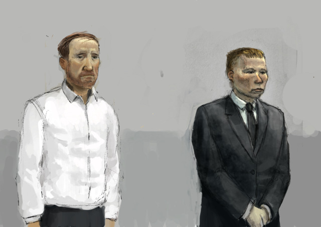 [thumbnail of Image of Daniel Graham and Adam Carruthers in court]